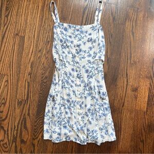 Idyllwind Women's LBC Mini Dress - White w/ Blue Florals